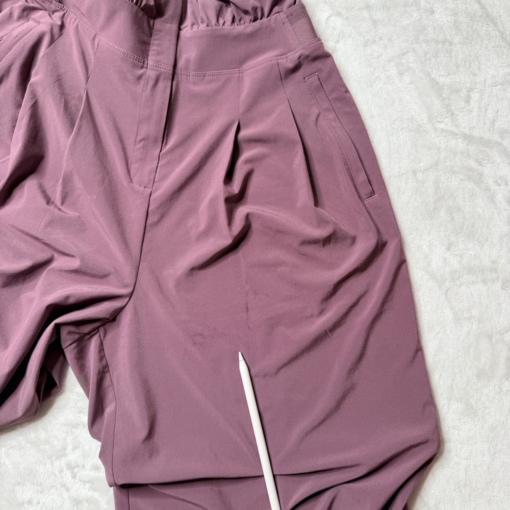 Athleta Brooklyn Heights Jumpsuit Plum Mauve Wide Leg Sleeveless Size 0 - Picture 16 of 16